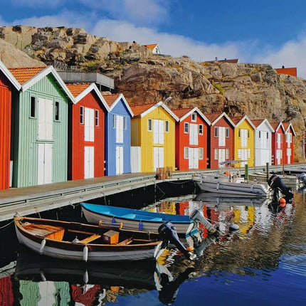 Ravensburger Colorful Houses in Sweden Jigsaw Puzzles - Ages 10+