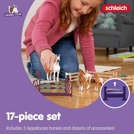 Schleich Horse Club - 11Pc Horse Club Lisa’S Tournament Training | 42433