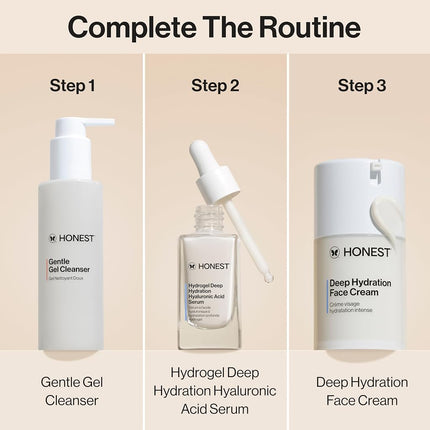 Crème visage hydratation intense Honest Beauty à l'huile de graines de baobab et au beurre de karité | Sans parabènes, testée dermatologiquement, sans cruauté envers les animaux | 50 ml (L'emballage peut varier)