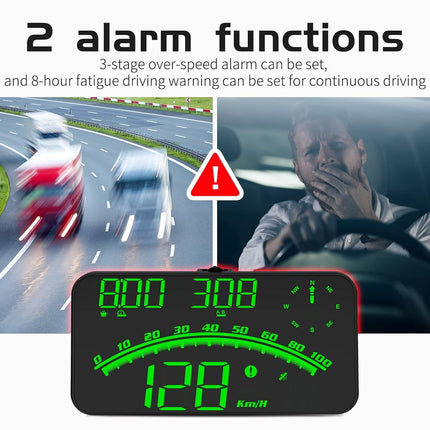 wiiyii Digital GPS Speedometer, HUD Head Up Display for Car, Upgraded 5.5" Large-Screen, Suitable for All Vehicles