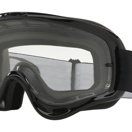 Oakley Jet-Black-Clear O Frame Mx Goggle (One Size