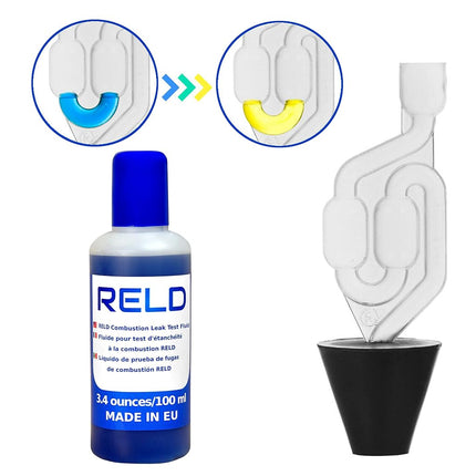 RELD Head Gasket Tester Kit Combustion Leak Detector for 50 Tests