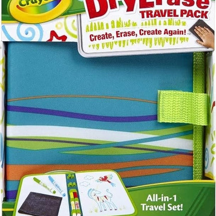 Crayola Washable Dry Erase Travel Pack, Whiteboard for Kids, Ages 4, 5, 6, 7