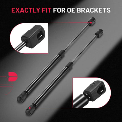 BDFHYK C16-15208 15.7in/45Lbs (200N) Gas Shocks Struts for Leer are Camper Shell Topper Rear Window Bed Cover, Cabinet Door, Outdoor Bench lid, Toolbox, Boat lid, Set of 2