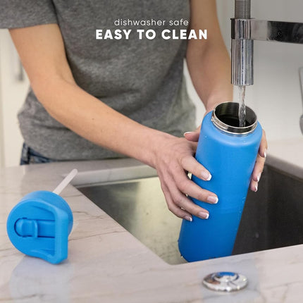 Simple Modern Water Bottle with Straw Lid Vacuum Insulated Stainless Steel Metal Bottles | Reusable Leak Proof BPA-Free Flask for Gym, Travel, Sports | Summit Collection | 22oz, Lavender Mist