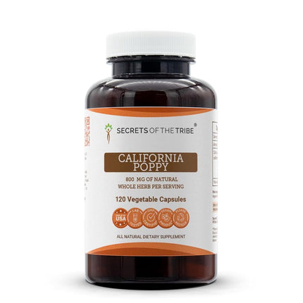 California Poppy 120 Capsules, 800 mg, Organic Cal