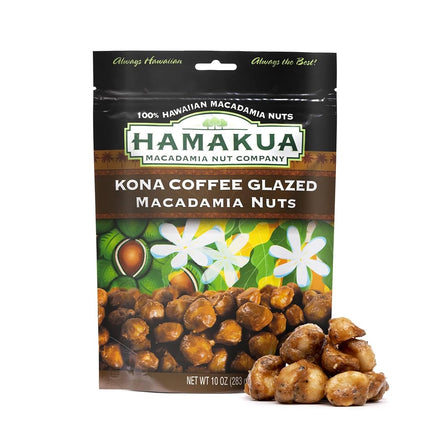 Hamakua Macadamia Nuts - Sweet Glazed Kona Coffee 