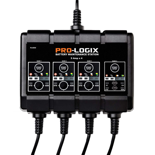 Clore Automotive PL4050, Pro-Logix 4-Bank, 20-Amp 