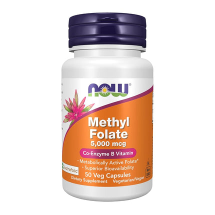 NOW Supplements, Methyl Folate 5000 mcg, Superior 