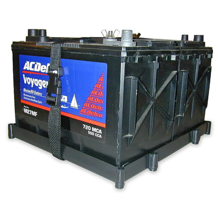 Boating Accessories New Dual Group 27 Battery Tray t-h Marine Dbh27pdp Dual Battery Holder Fits Group 27