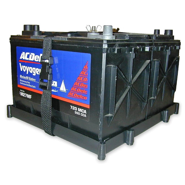 Boating Accessories New Dual Group 27 Battery Tray t-h Marine Dbh27pdp Dual Battery Holder Fits Group 27