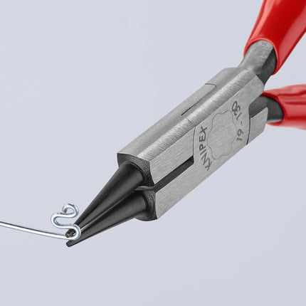 Knipex 19 01 130 Jewellery Round Nose Plier with Cutting Edge, 32 mm Jaw Length