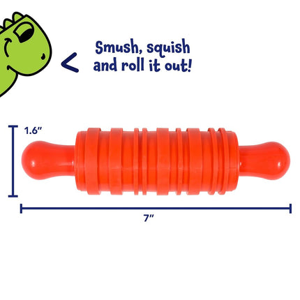 READY 2 LEARN Paint & Dough Texture Rollers - Set of 4 Patterns - Playdough Accessories - Easy-Grip Art Supplies - Paint Stamps for Kids - Clay Tools for Kids