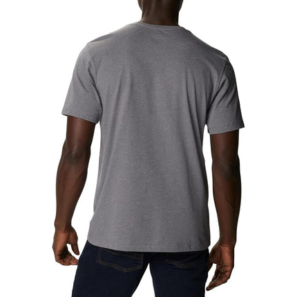Columbia Men's Thistletown Hills Short Sleeve Hiking Shirt, City Grey Heather, Large Tall