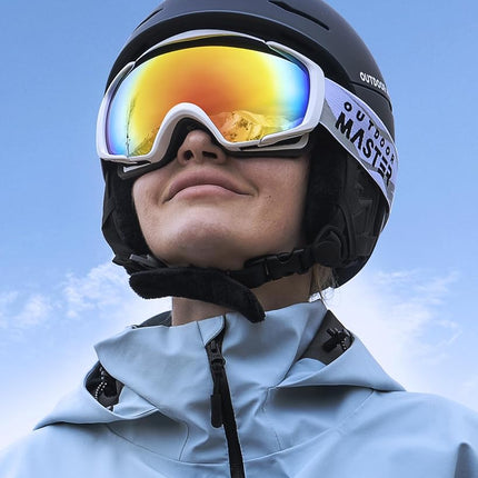 OutdoorMaster Ski Goggles with Cover Snowboard Snow Goggles OTG Anti-Fog for Men Women, Vlt 21.24%