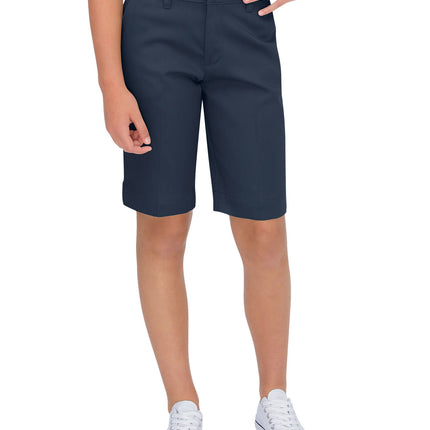 Dickies Little Girls' Uniform Stretch Bermuda Shor