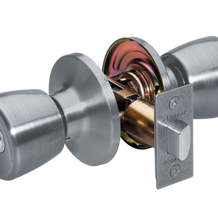 Master Lock TUO0315 Tulip Knob Privacy Door Knob, 