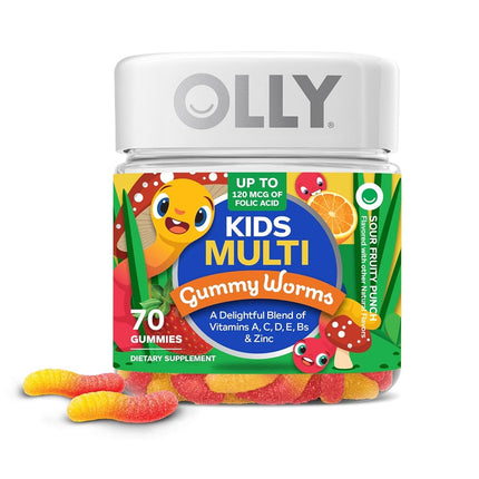 OLLY Kids Multivitamin Gummy Worms, Overall Health