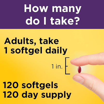 Nature Made Hair, Skin and Nails with 2500 mcg Biotin Softgels, 120 Count