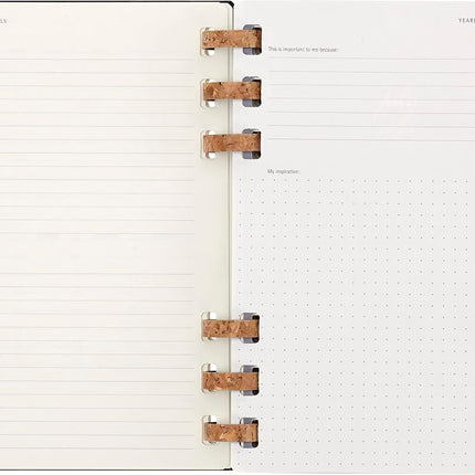 Moleskine Academic Monthly Planner 2023 -2024, 12-Month Weekly and Monthly Diary, University Agenda with Hard Cover, Size Large 15 x 21 cm, Black