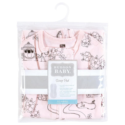 Hudson Baby Infant Girl Sleep Pod, Fairytale Princess, 0-2 Months