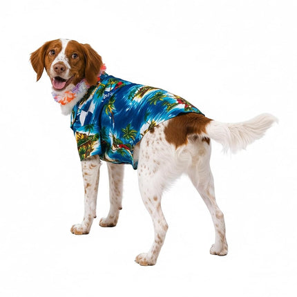 Rubies Official Largeulau Shirt and Hawaiian Lei Pet Dog Costume Halloween Halloween