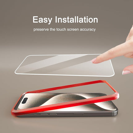 Ailun Screen Protector + Camera Lens Protector for iPhone 15, 3+3 Pack