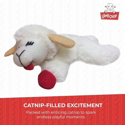 MULTIPET Catnip Lamb Chop 4" Cat Toy By