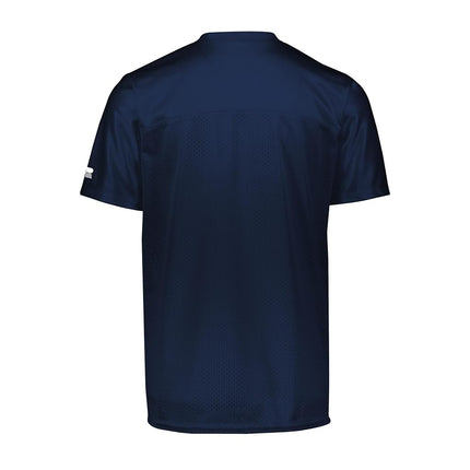 Russell Athletic Camiseta de fútbol americano liso para jóvenes, color azul marino