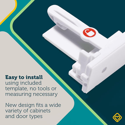 Safety 1st® Secure-to-Explore Adhesive Locks (4 Locks), White