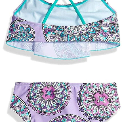 Kanu Surf Maillot de Bain Bikini 2 Pièces Volants Alania Sport de Plage Fille, Jasmin Violet, 10