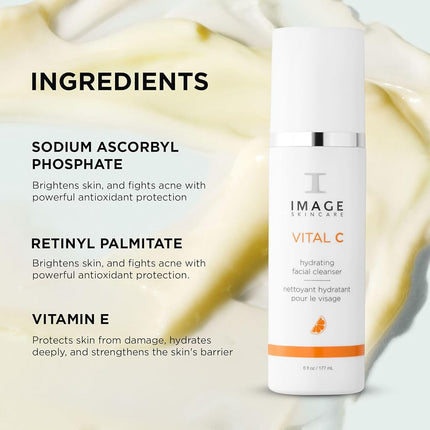 Image Skincare Vital C Hydrating Facial Cleanser, 177mL