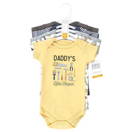 Hudson Baby Unisex Baby Cotton Bodysuits, Little Explorer, 12-18 Months