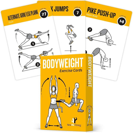 Bodyweight Exercise Cards Home Gym Workout Persona
