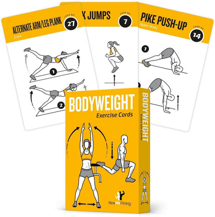 Bodyweight Exercise Cards Home Gym Workout Persona