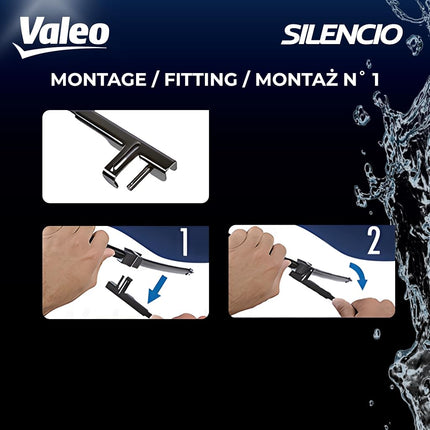 Valeo Silencio Kit of 2 Wiper Blades VF389 - Front - 650 mm / 450 mm