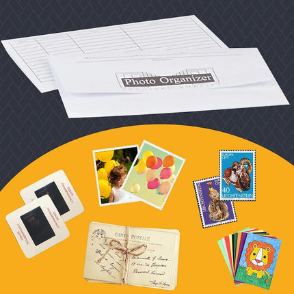 Lineco, Photo File Envelopes 4X6 Inch, Acid-Free, (25/Pack, 8 Packs)