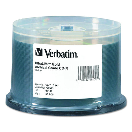 Verbatim CD-R 700MB 52X UltraLife Gold Archival Gr