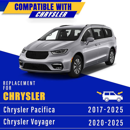 3 Wipers Fits Chrysler Pacifica 2017-2025,Voyager 2020-2025 Wiper Blades