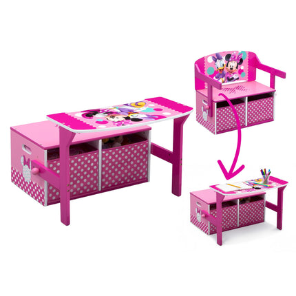 Delta Children Kids Activity Bench, Disney Minnie 
