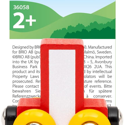BRIO – Letter Train I | Wooden Train Set Accessory Toy for Kids Age 2 Years Up