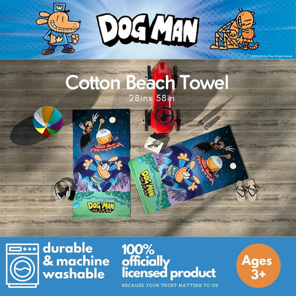 Franco Supa Cop & Petey Book Kids Super Soft Cotton Bath Towel, Pool/Beach Towel, 58" x 28" Officially Licensed Product