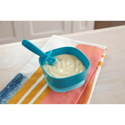 NUK Pretensil Dipper Spoon & Fork Set, Baby & Toddler Self-Feeding Utensils, Easy-Grip, Mess-Reducing Design, 4 Pack