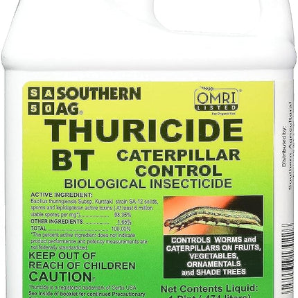Southern Ag Thuricide BT Caterpillar Control, 16oz
