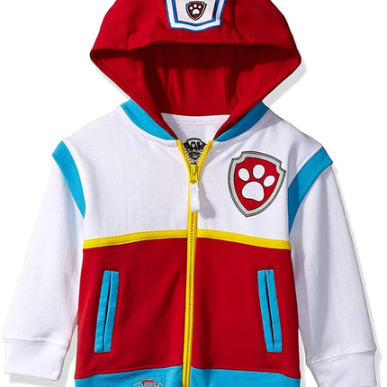 Paw Patrol Nickelodeon Toddler Boys Ryder Costume Hoodie, Multi, 4T