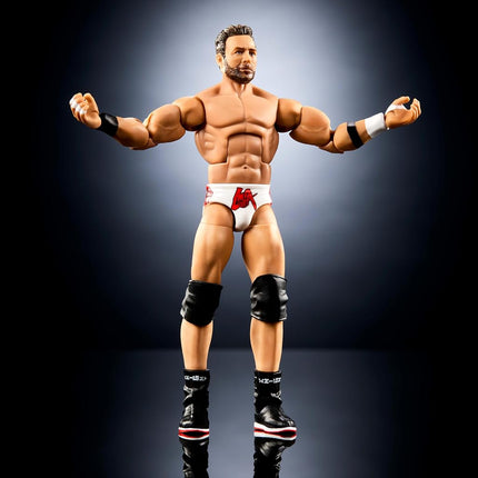 Mattel WWE Elite Figure and Accessories, Series #120, 6 inches LA Knight Collectible with 25 Points of Articulation and Interchangeable Hands