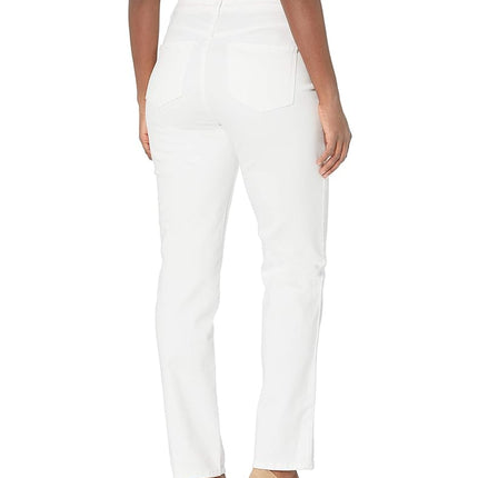 Gloria Vanderbilt Women's Amanda Classic Tapered Jeans, Vintage White, 12 UK