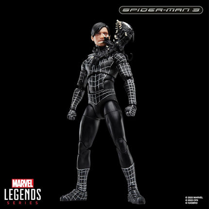 Marvel Legends Series Spider-Man, Spider-Man 3 Collectible 6 Inch Action Figure with Spider-Man Symbiote Accessories