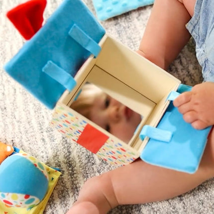 Melissa & Doug Surprise Gift Box Infant Toy| Developmental Toy for Toddlers | Sensory Toys for Children | 0+ | Gift for Baby Boys or Baby Girls - FSC Certified