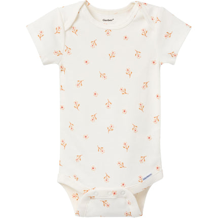 Gerber Unisex Baby Multi-pack Onesies Bodysuits (Short and Long Sleeve), Red, 0-3 Months